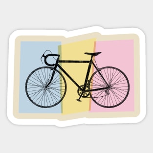 Road Bike Vintage Sticker